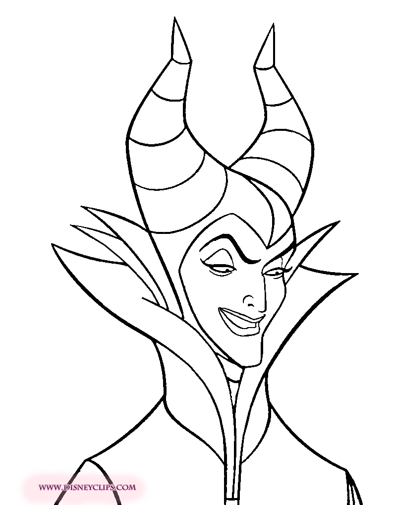 coloring page Maleficent
