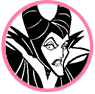 Maleficent coloring page