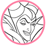 Maleficent coloring page