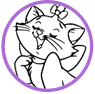 Marie coloring page