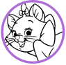 Marie coloring page