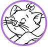 Marie coloring page