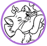 Marie coloring page