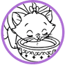 Marie coloring page
