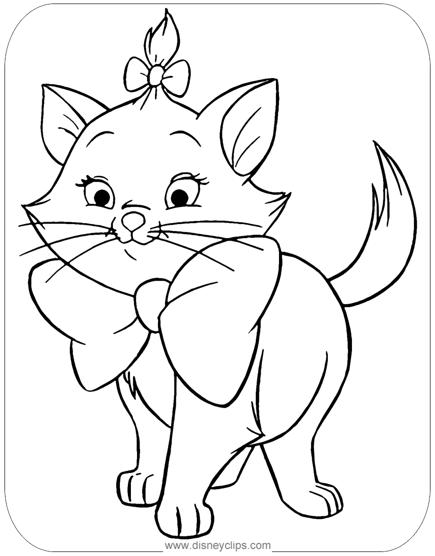 The Aristocats Coloring Pages 20   Disneyclips.com