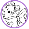 Marie coloring page