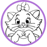 Marie coloring page