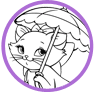 Marie coloring page