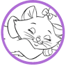Marie coloring page
