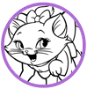 Marie coloring page