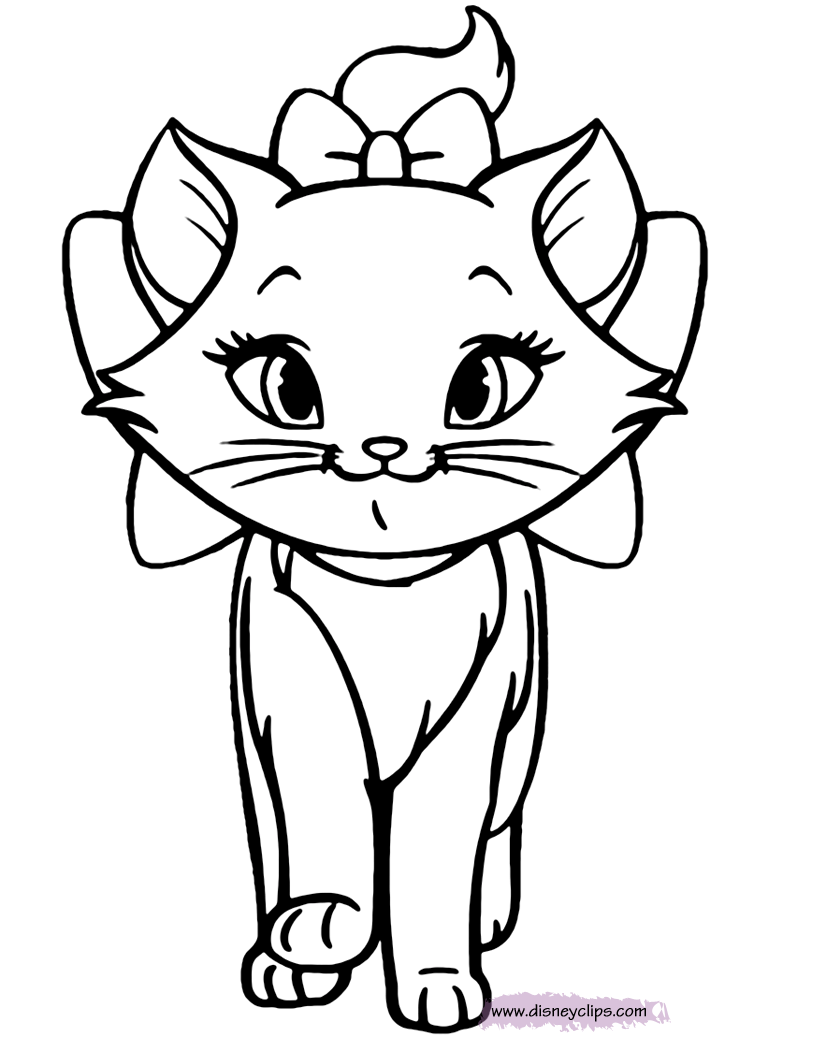 Resultado de imagem para gatinha marie png Disney coloring pages, Cat coloring page, Coloring books