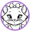 Marie coloring page