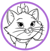Marie coloring page