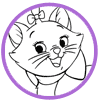 Marie coloring page