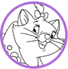 Marie coloring page