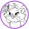 Marie coloring page