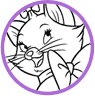 Marie coloring page