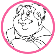 Beauty and the Beast coloring page