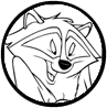 Meeko coloring page