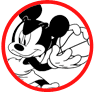 Mickey Mouse basketball coloring page