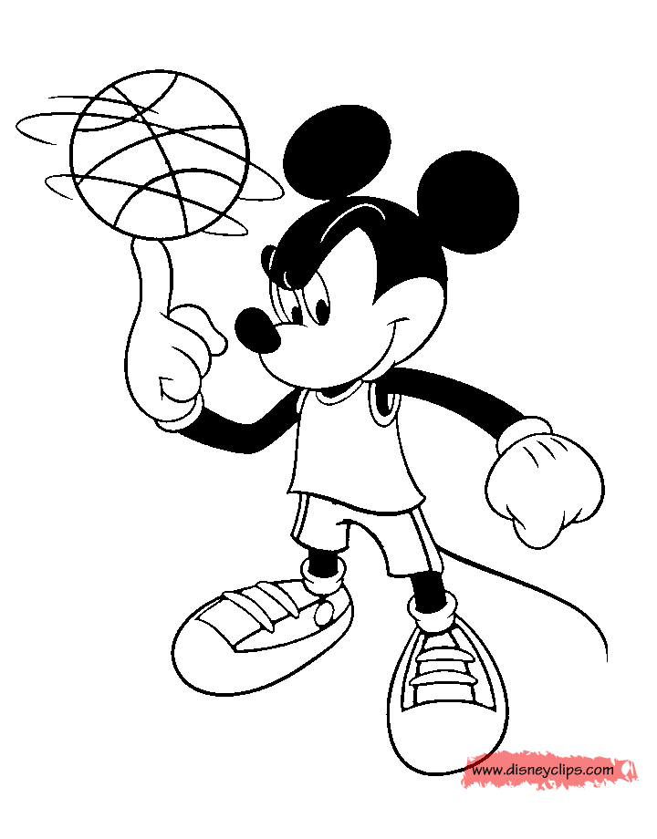 Download Mickey Mouse Coloring Pages 9 | Disney's World of Wonders