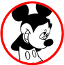 Mickey Mouse coloring page