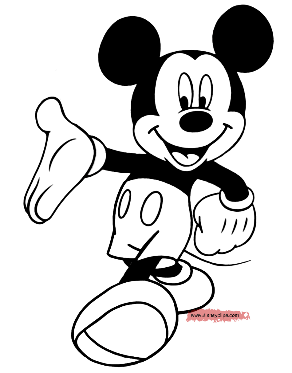 Mickey Mouse Coloring Pages 9 Disney Coloring Book