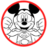 Mickey Mouse coloring page