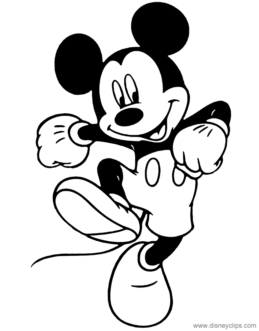 Mickey Mouse Coloring Pages 14 | Disney's World of Wonders