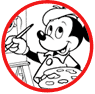 Mickey Mouse coloring page