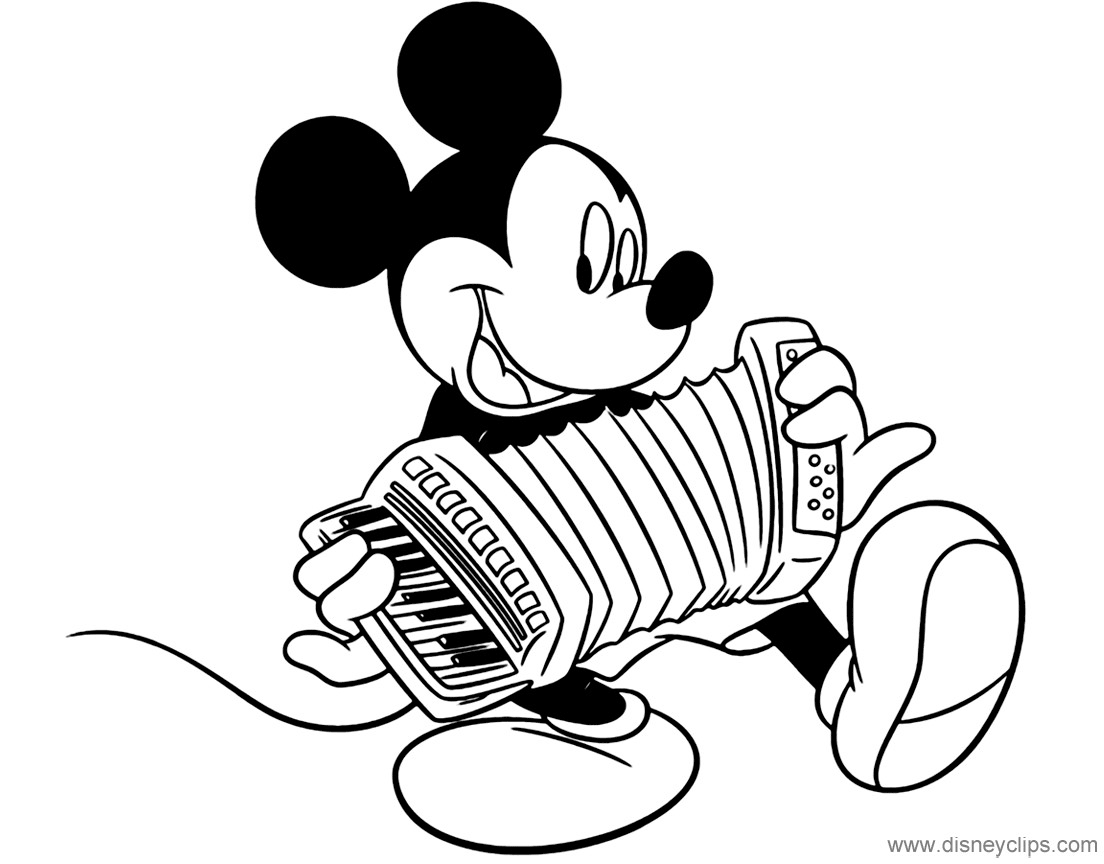 Download Mickey Mouse Coloring Pages 14 | Disney's World of Wonders