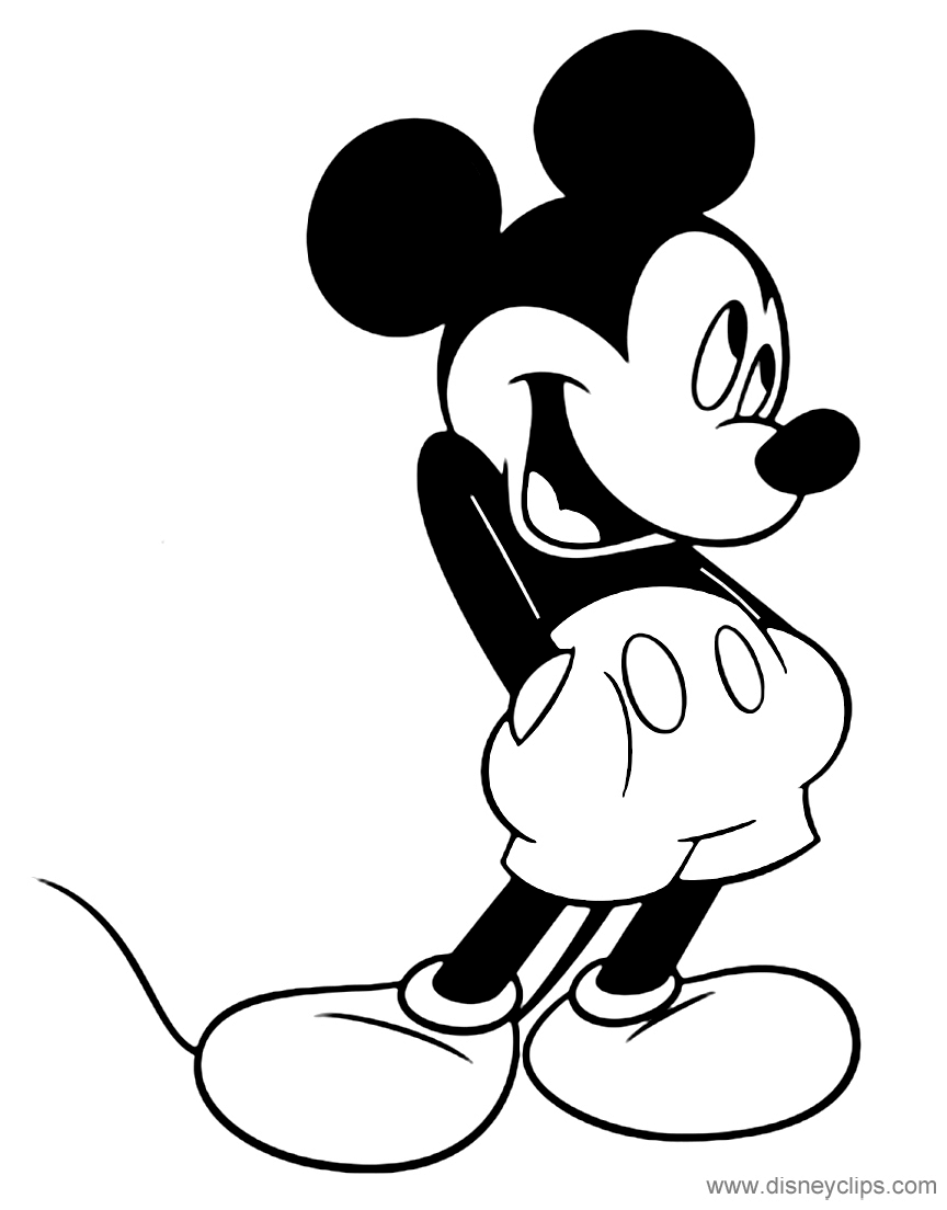 mickey mouse coloring pages 13  disney's world of wonders