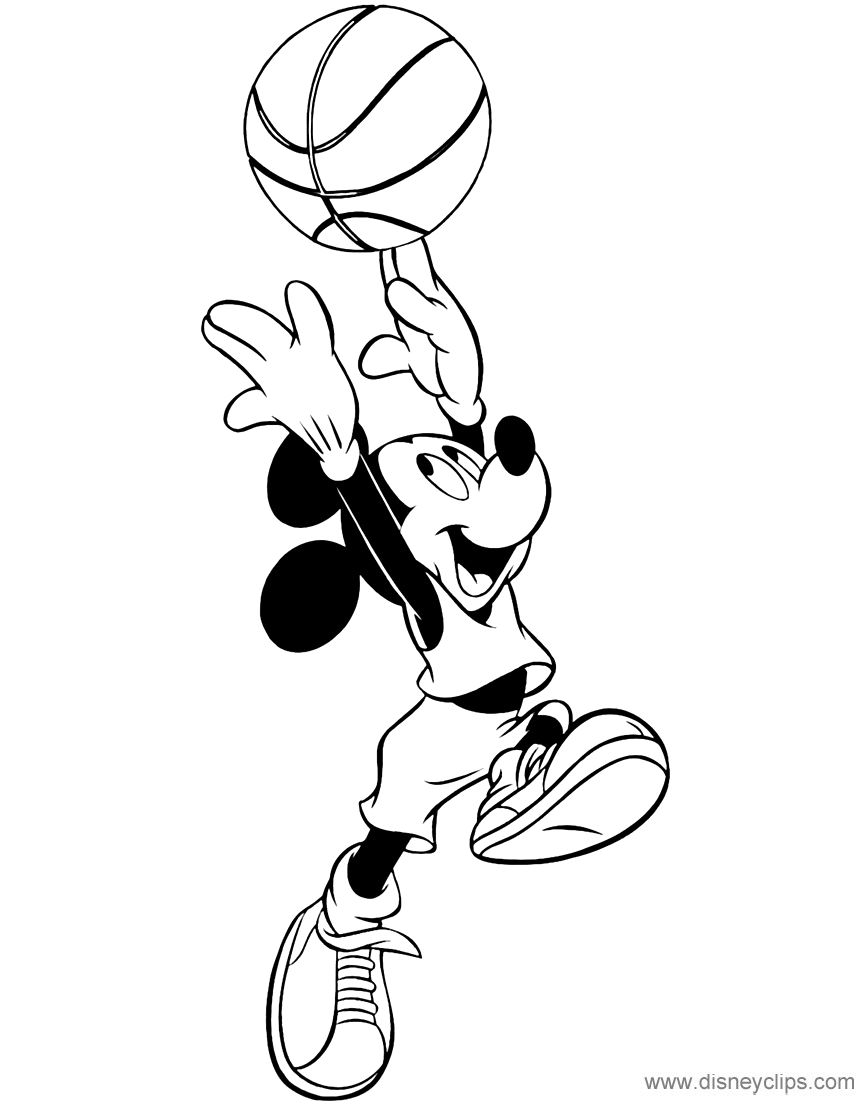 Coloring Pages Disney Mickey - 116+ SVG Design FIle