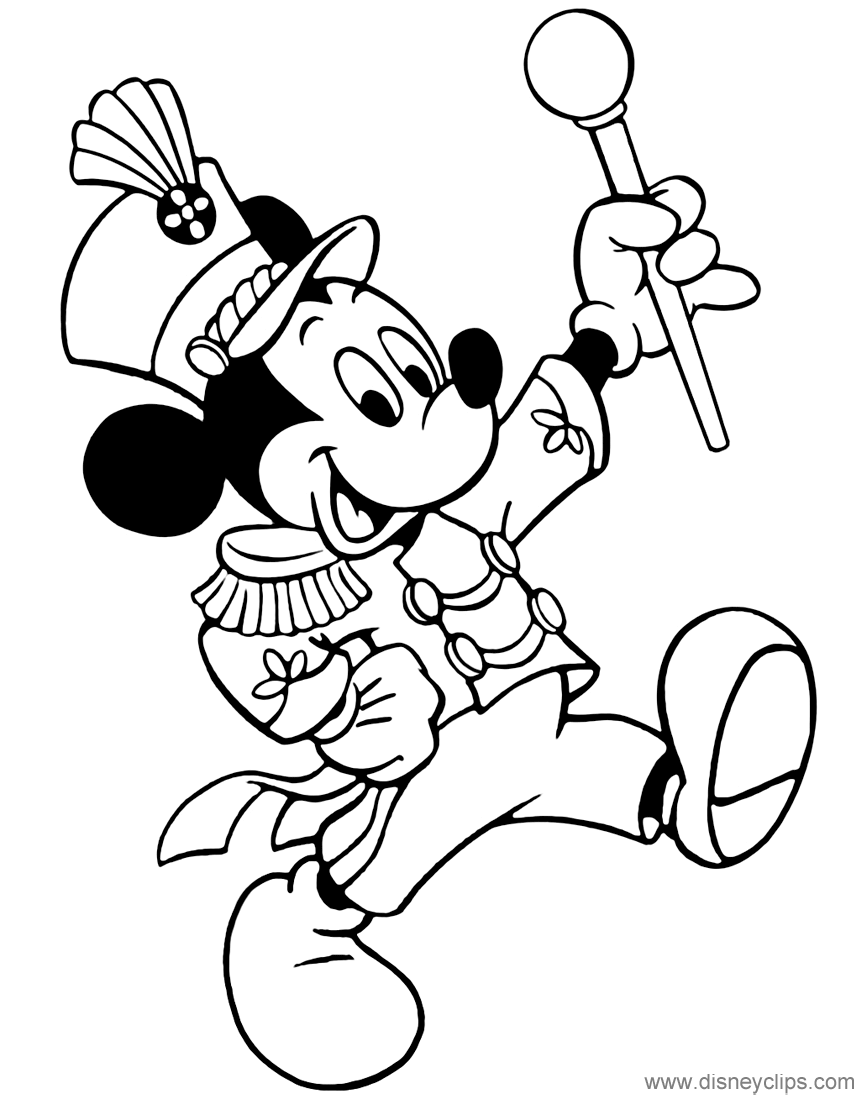 Download Mickey Mouse Coloring Pages 13 | Disney's World of Wonders