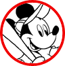 Mickey Mouse baseball coloring page