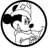 Mickey Mouse coloring page