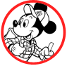 Mickey Mouse and Donald Duck coloring page