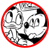 Mickey Mouse and Donald Duck coloring page