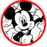 Mickey Mouse and friends coloring page