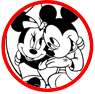 Mickey and Minnie Mouse coloring page