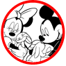 Mickey and Minnie Mouse coloring page