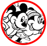 Mickey and Minnie Mouse coloring page