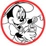 Mickey and Minnie Mouse coloring page