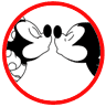 Mickey and Minnie Mouse coloring page
