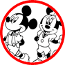Mickey and Minnie Mouse coloring page