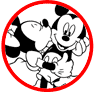 Mickey and Minnie Mouse coloring page