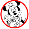 Mickey and Minnie Mouse coloring page