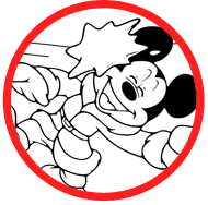 Mickey & Mickey coloring page