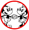 Mickey and Minnie Mouse coloring page