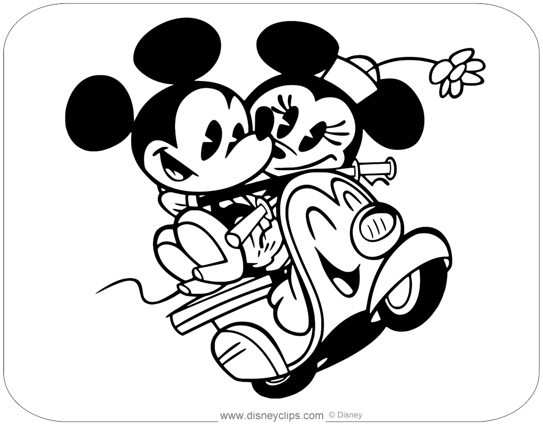 mickey mouse tv series coloring pages  disneyclips
